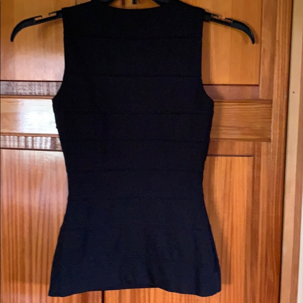 White House Black Market Black Tank Size 00 EUC - Picture 5 of 5